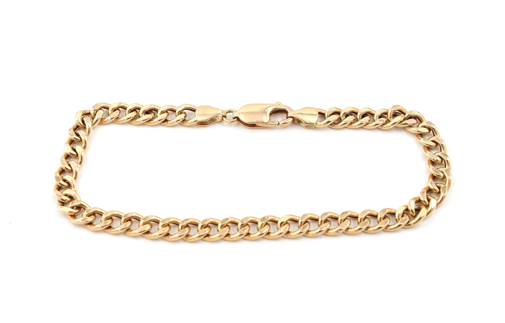 Pansar Armband i 18k guld- ihålig. vikt: 6,5 g.