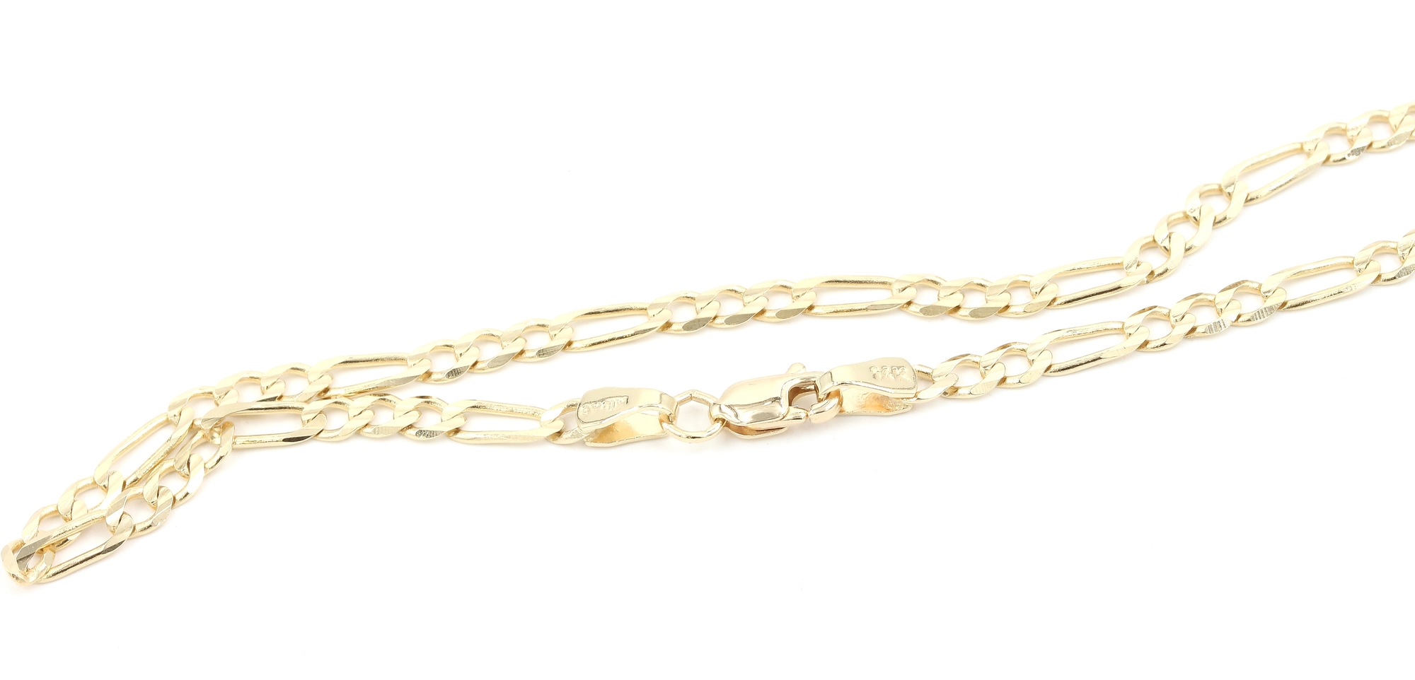 Figaro armband i 14k guld- ihålig. vikt:3,45g