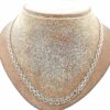 X-länk halsband med stavar i 18k guld. vikt:15 g