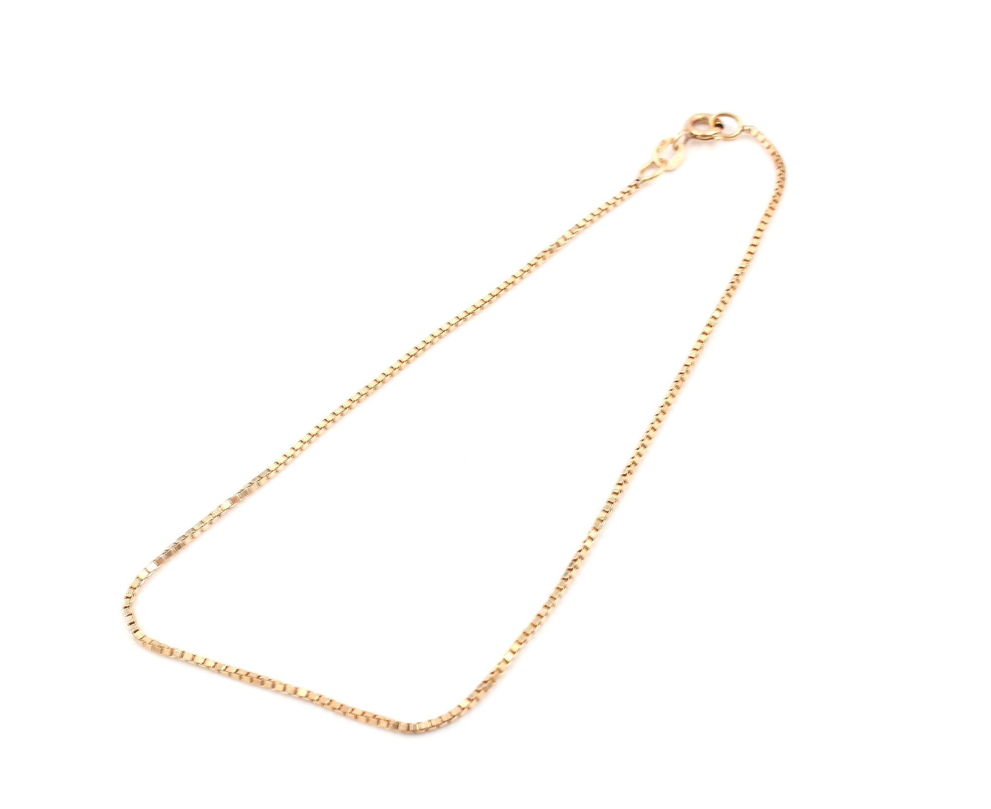 Fotlänk Venezia i 18k guld. vikt: 2,2g