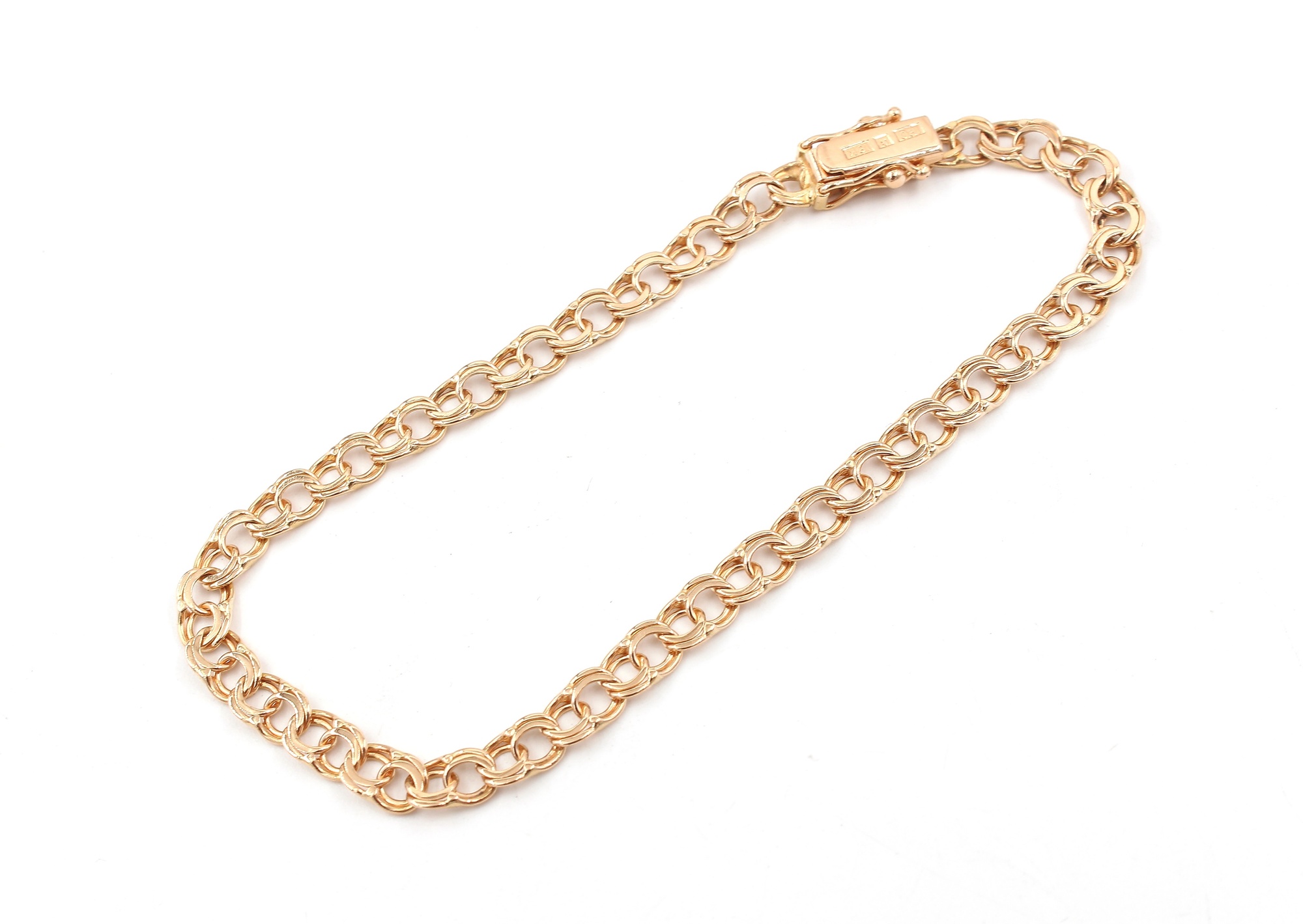 Bismarck armband i 18k guld. vikt: 6,1g