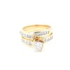 Diamantringar i 18K guld-ca 1,92 ct totalt. vikt: 9,48g