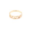 Bismarck ring i 18k guld. vikt: 1,54 g