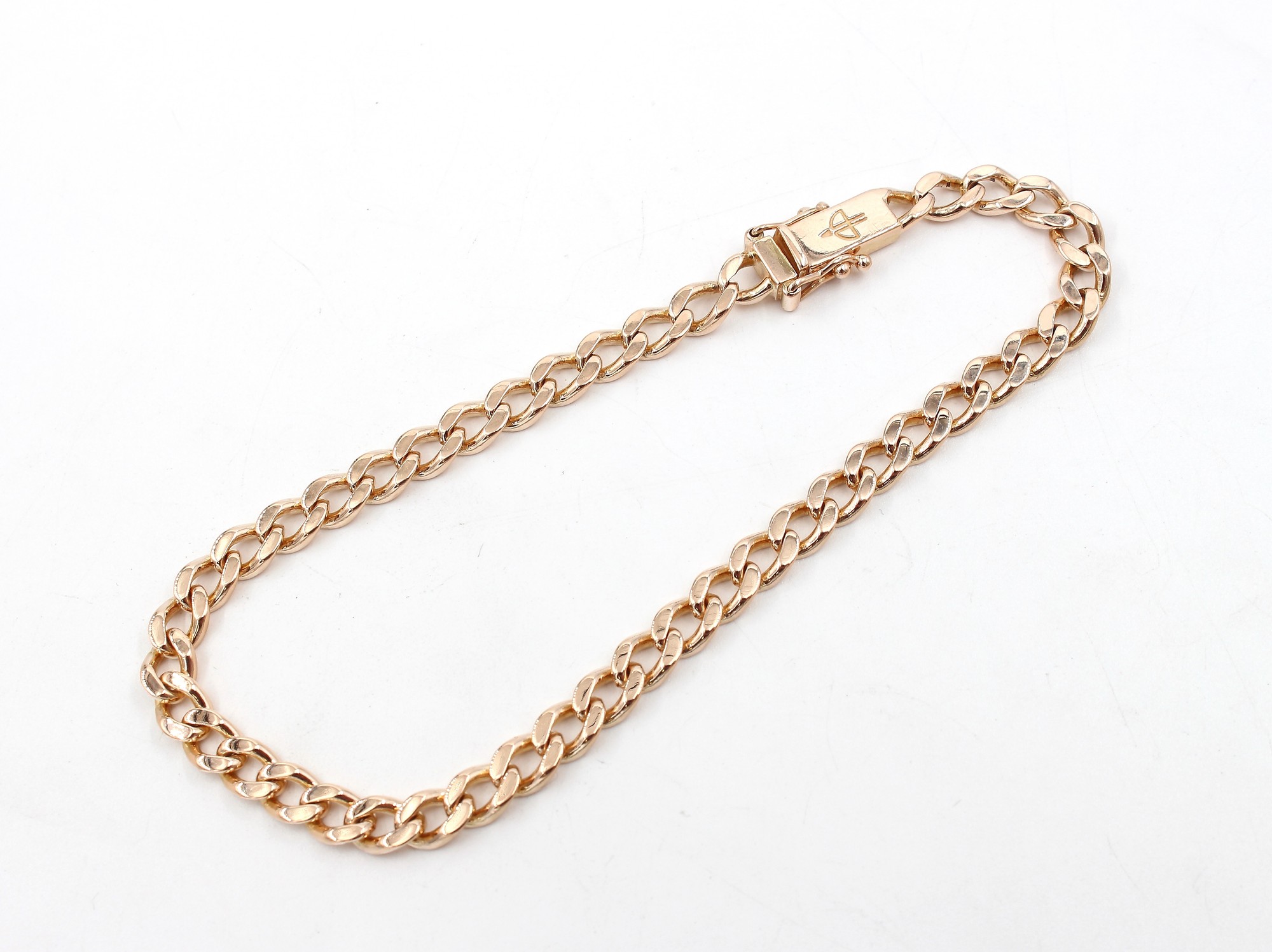 Pansar armband i 18k guld massiv. vikt: 13,55g