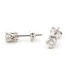 Diamant örhängen i 18k vitguld-ca 0,30 ct totalt.