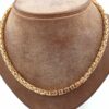 kejsar halsband i 18k guld. vikt: 80g