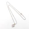 Venezia halsband halsband med diamant hänge i 18k vitguld. vikt:4,62g