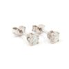 Diamant örhängen i 18k vitguld-ca 0,45 ct totalt