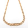 X-länk halsband med stavar i 18k guld. vikt: 24g