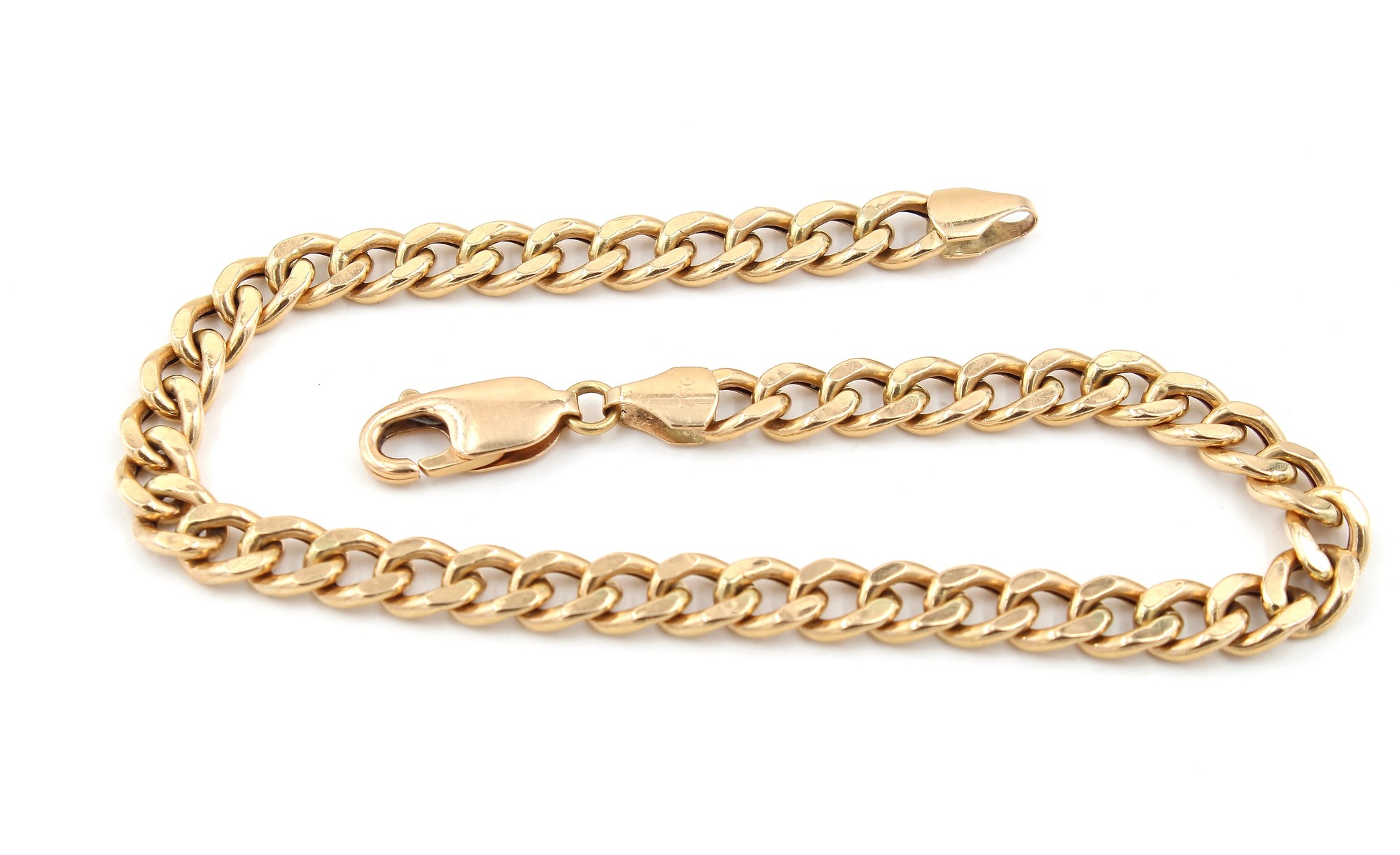 Pansar Armband i 18k guld- ihålig. vikt: 6,5 g.