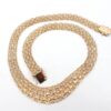 X-länk halsband med stavar i 18k guld 3X. vikt: 35g