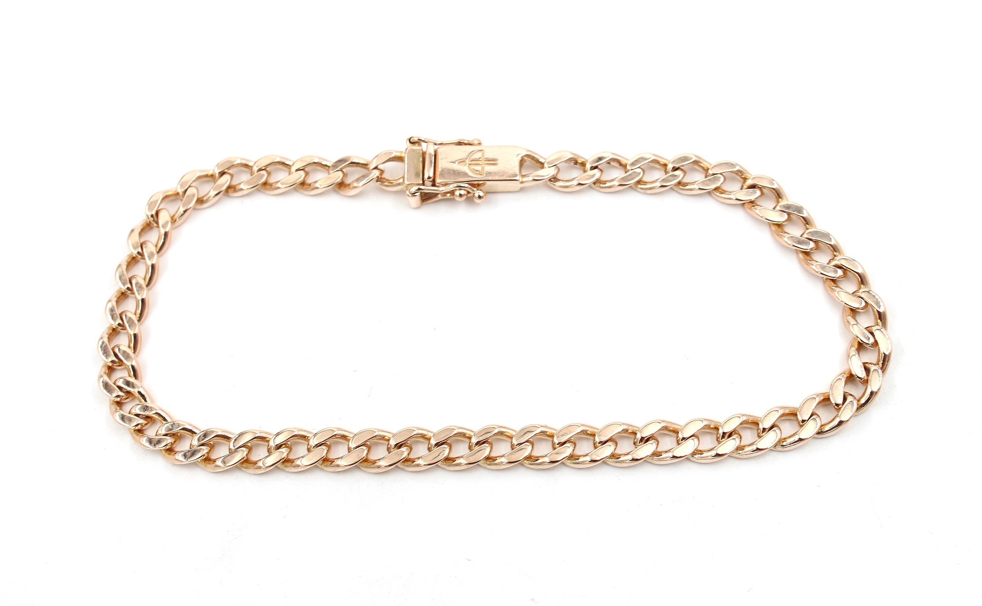 Pansar armband i 18k guld massiv. vikt: 13,55g