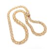 X-länk halsband med stavar i 18k guld. vikt: 24g