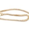 Tennis armband i 14k guld med diamanter. vikt: 4,77g