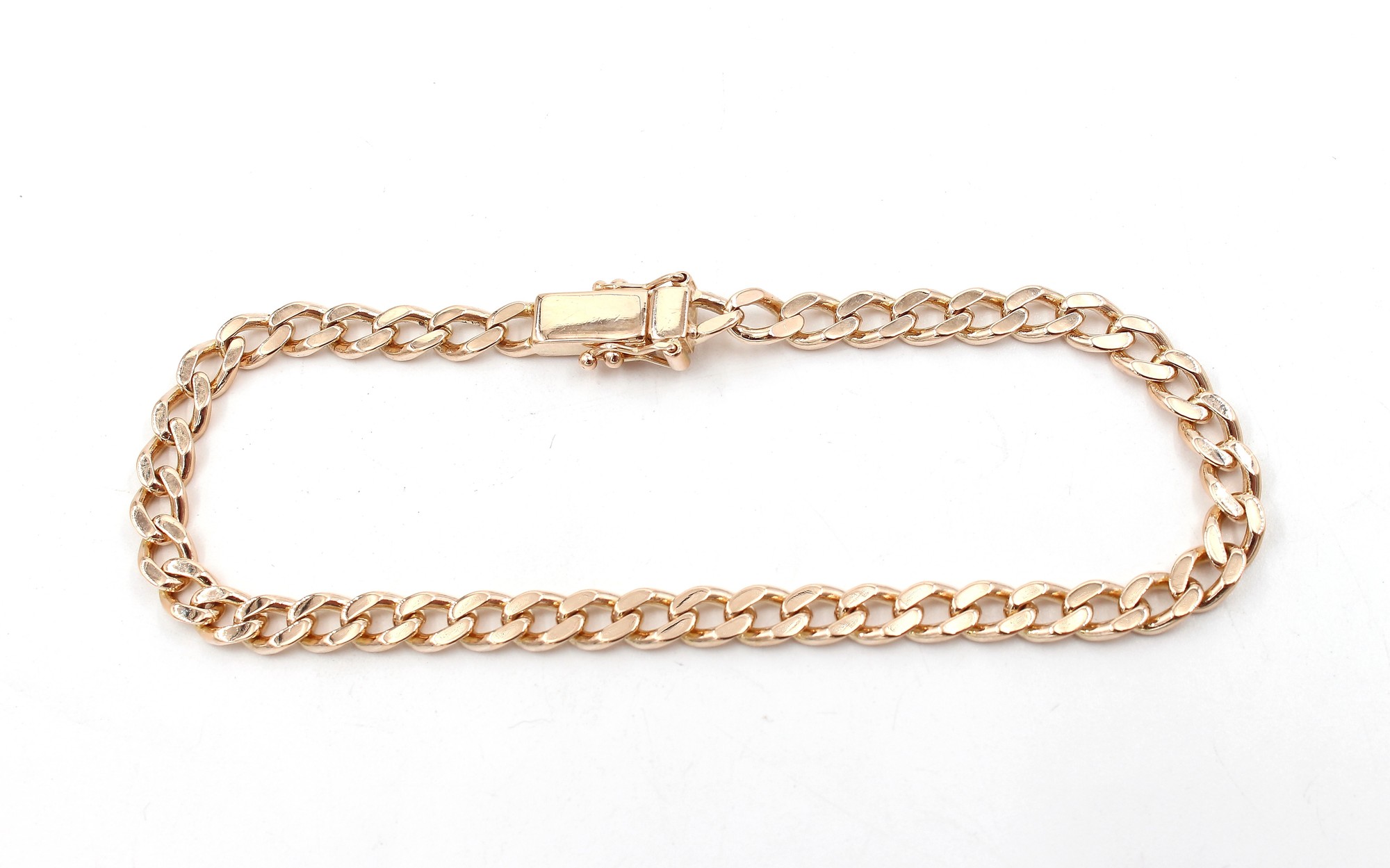 Pansar armband i 18k guld massiv. vikt: 13,55g