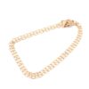 X-länk armband i 18k guld . vikt: 4,49 g
