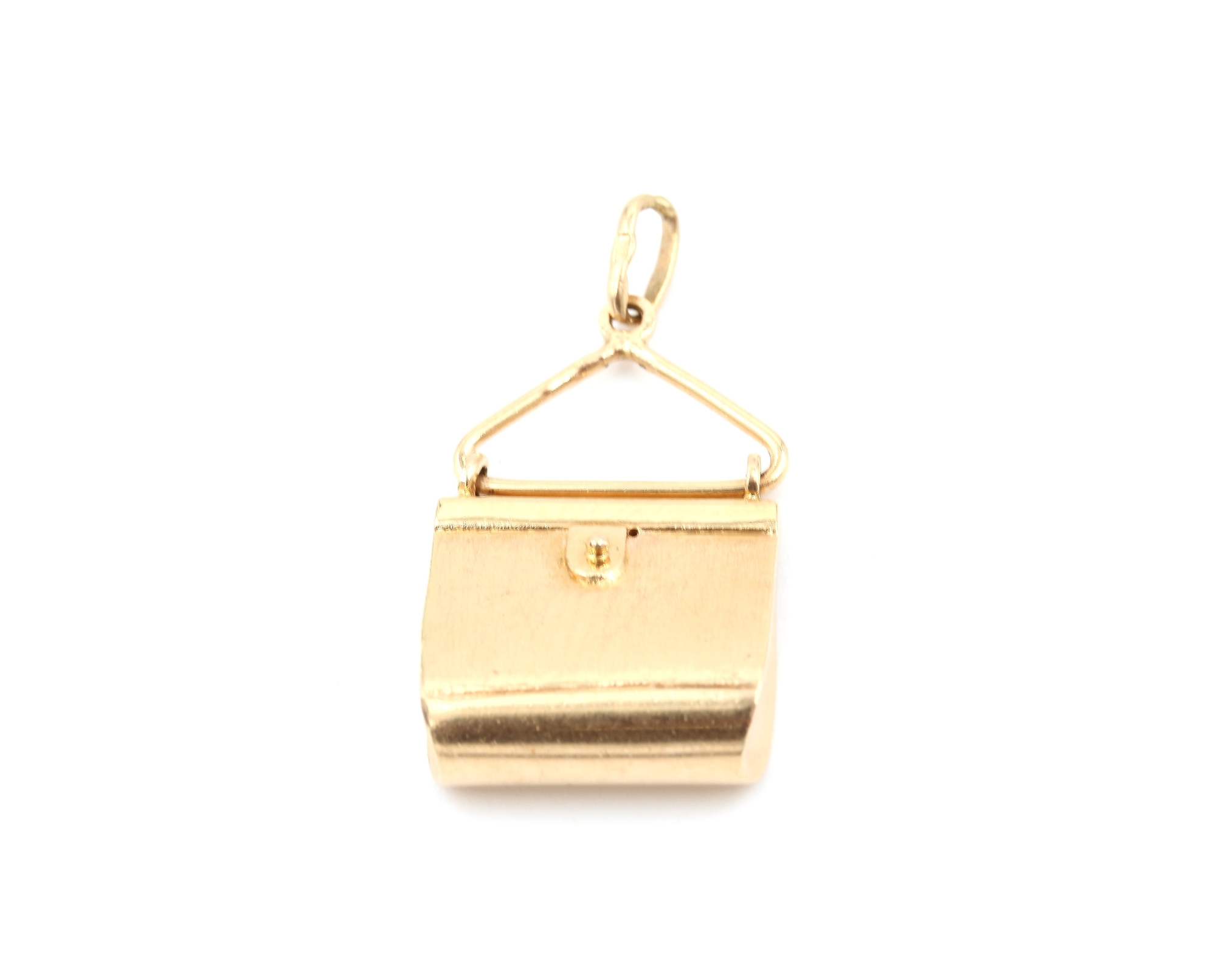 Berlock/hänge väska i 18k guld. vikt: 3 g