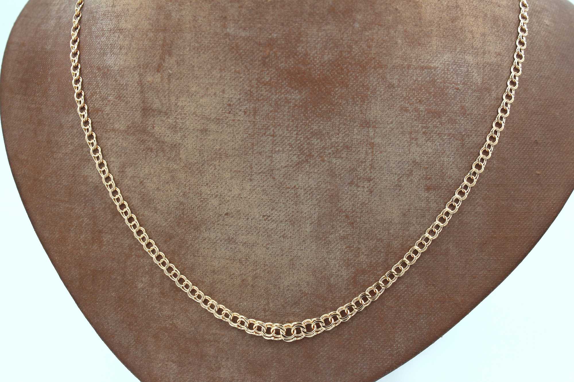 Bismarck halsband i 18k guld . vikt: 5,1g