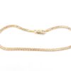 X-länk armband i 18k guld. vikt: 2,75 g
