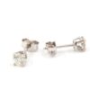 Diamant örhängen i 18k vitguld-ca 0,45 ct totalt