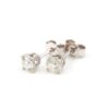 Diamant örhängen i 18k vitguld-ca 0,45 ct totalt