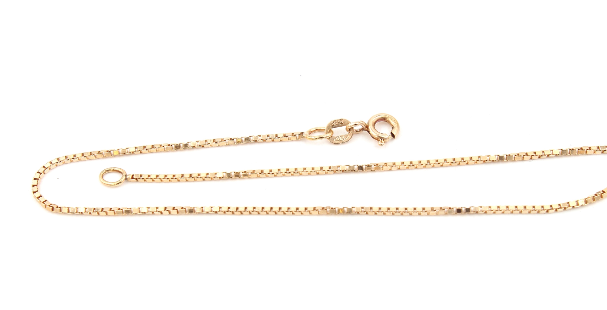 Fotlänk Venezia i 18k guld. vikt: 2,2g
