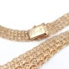 X-länk halsband med stavar i 18k guld 3X. vikt: 35g