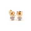 Diamant örhängen i 18k guld. vikt 0,92g