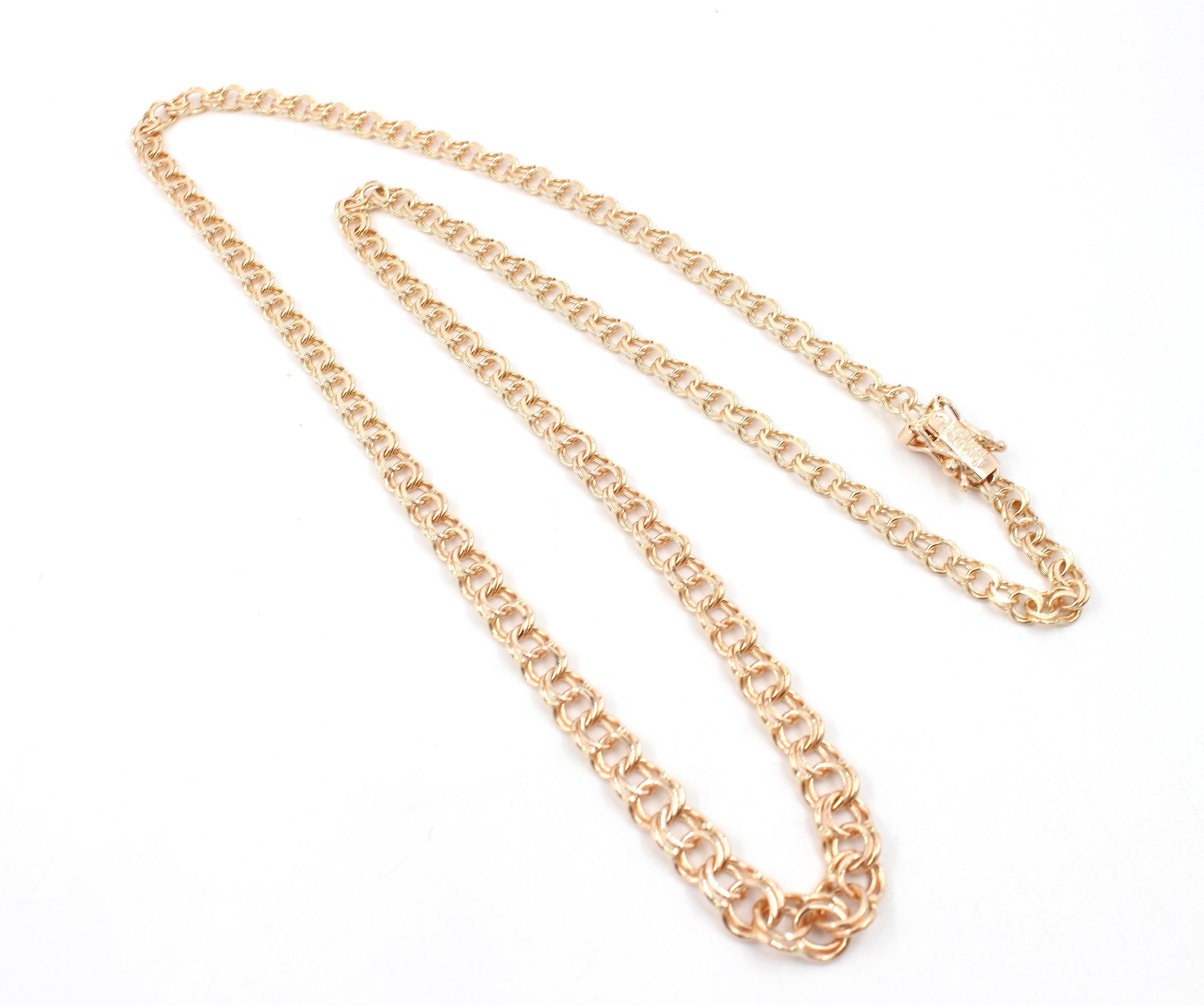 Bismarck halsband i 18k guld . vikt: 11,45 g