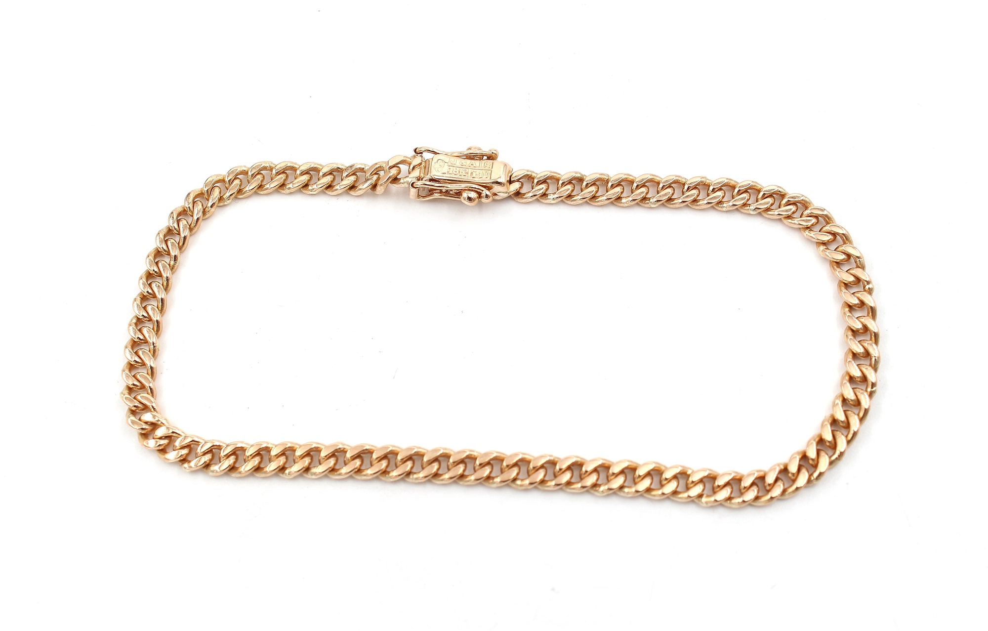 Pansar armband i 18k guld massiv. vikt: 10,33 g