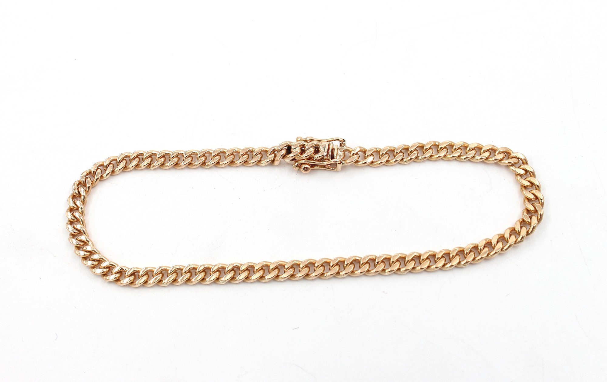 Pansar armband i 18k guld massiv. vikt: 10,33 g