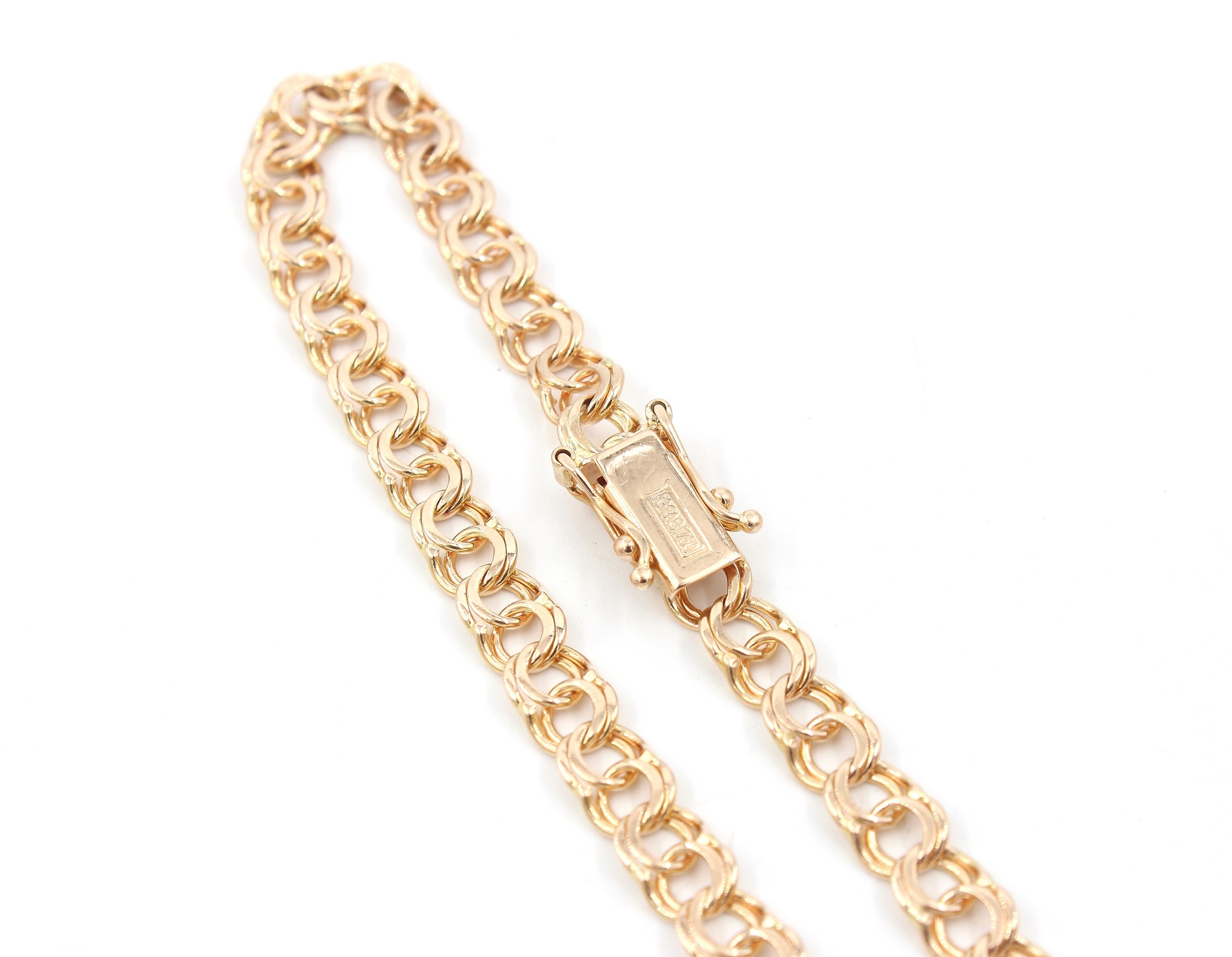 Bismarck armband i 18k guld vikt: 8,15 g