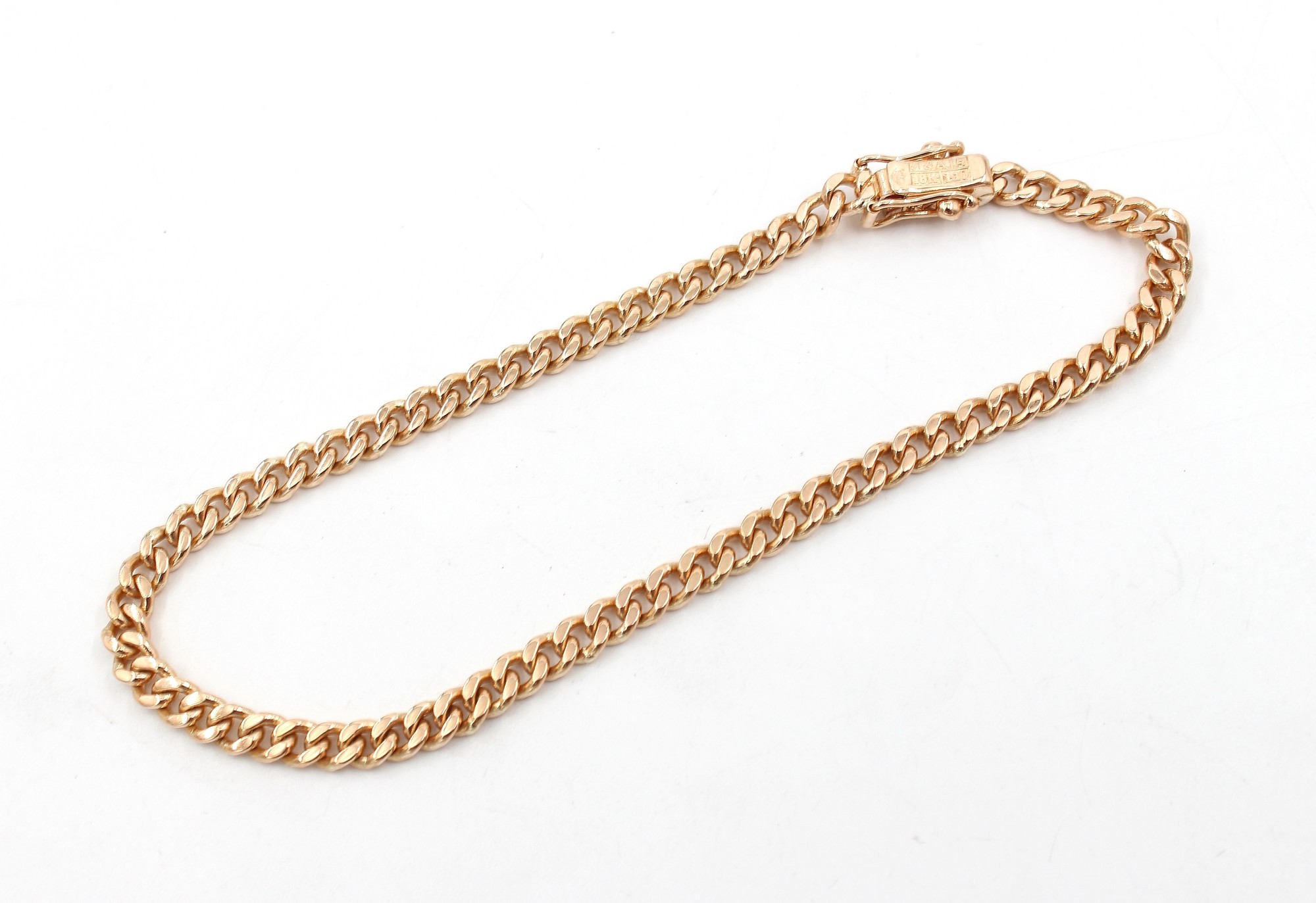 Pansar armband i 18k guld massiv. vikt: 10,33 g