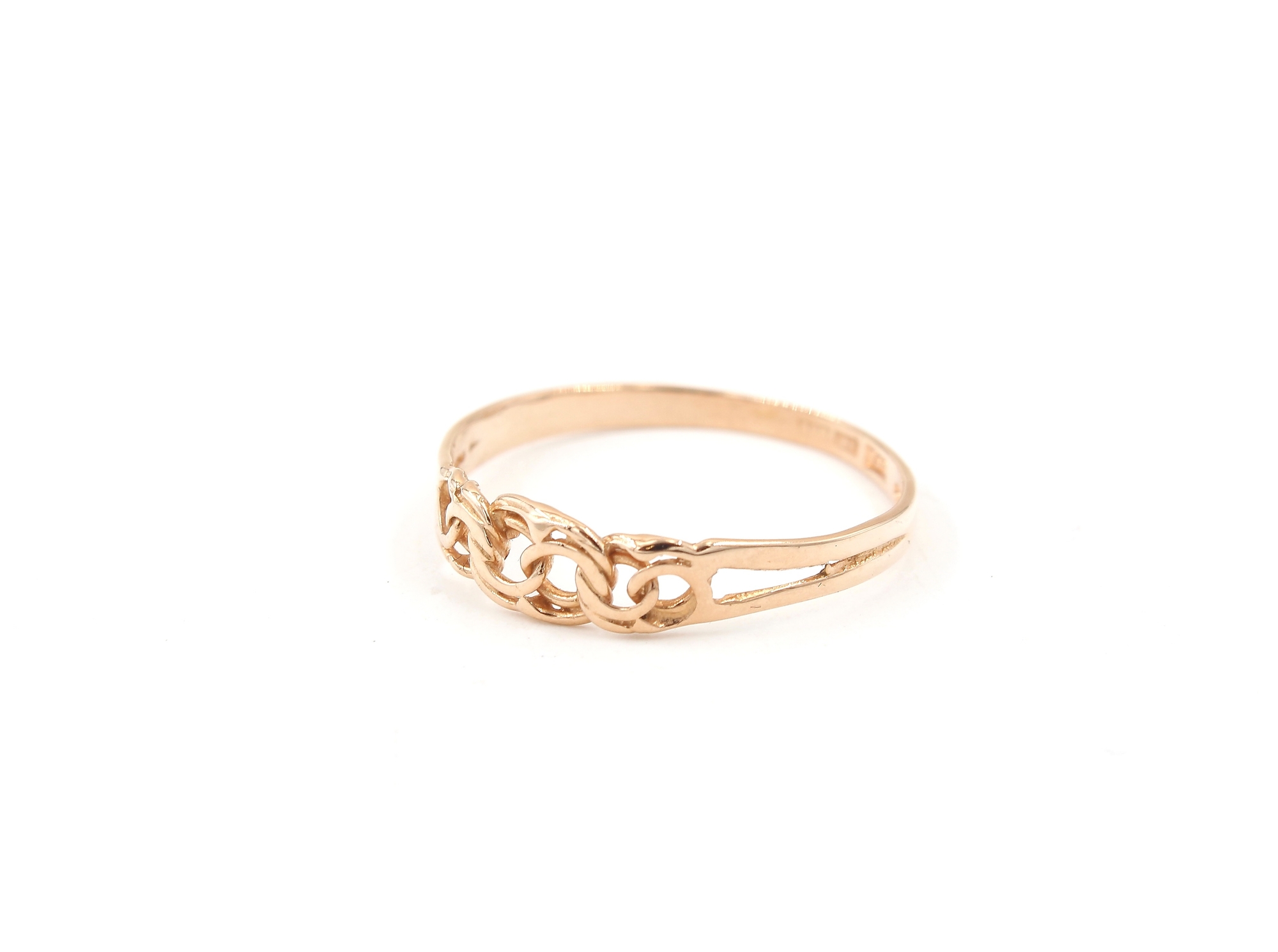 Bismarck ring i 18k guld. vikt: 1g