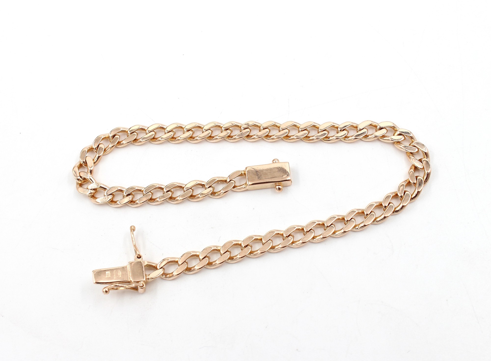 Pansar armband i 18k guld massiv. vikt: 13,55g