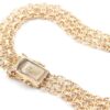 X-länk armband med stavar i 18k guld.