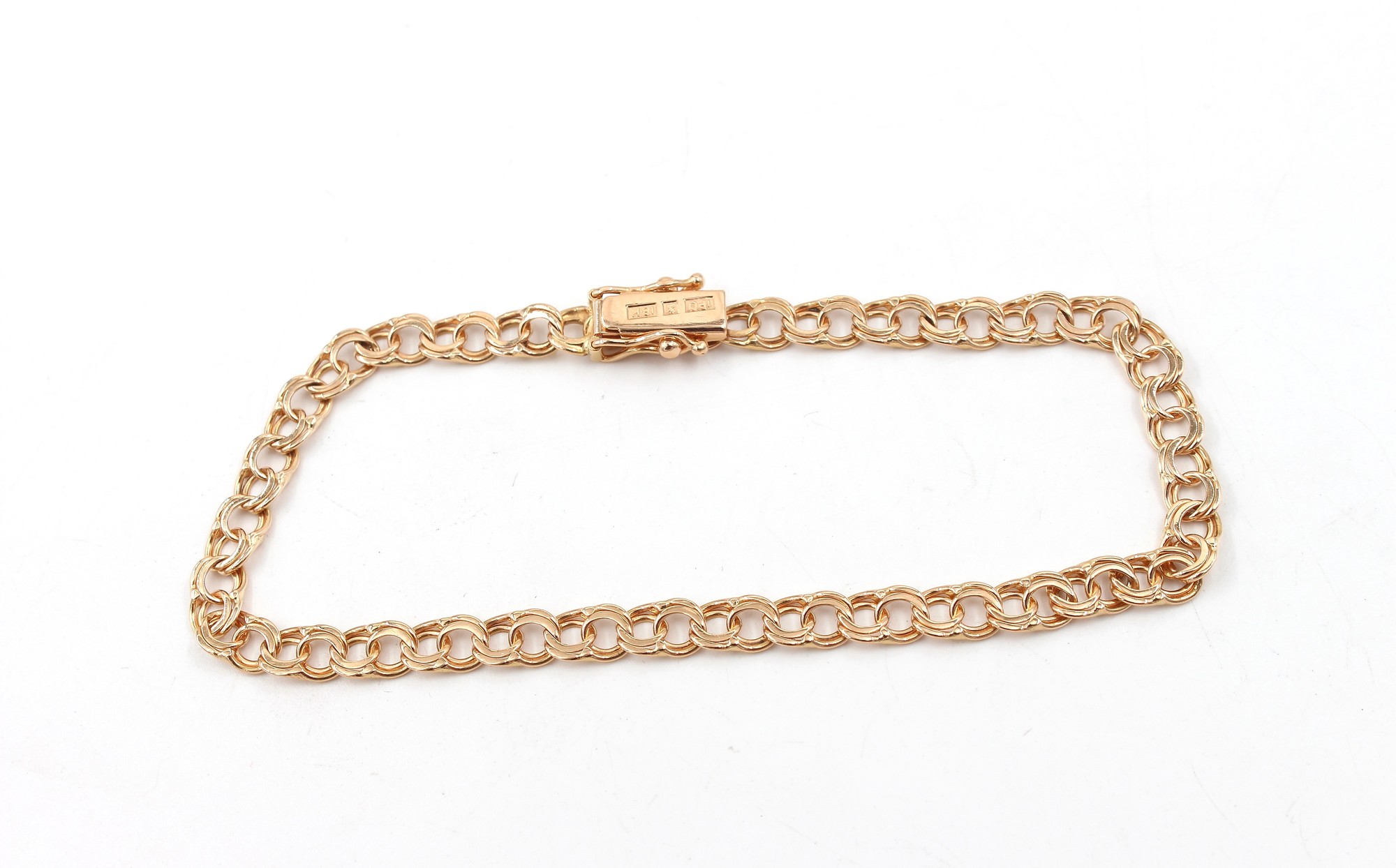 Bismarck armband i 18k guld. vikt: 6,1g