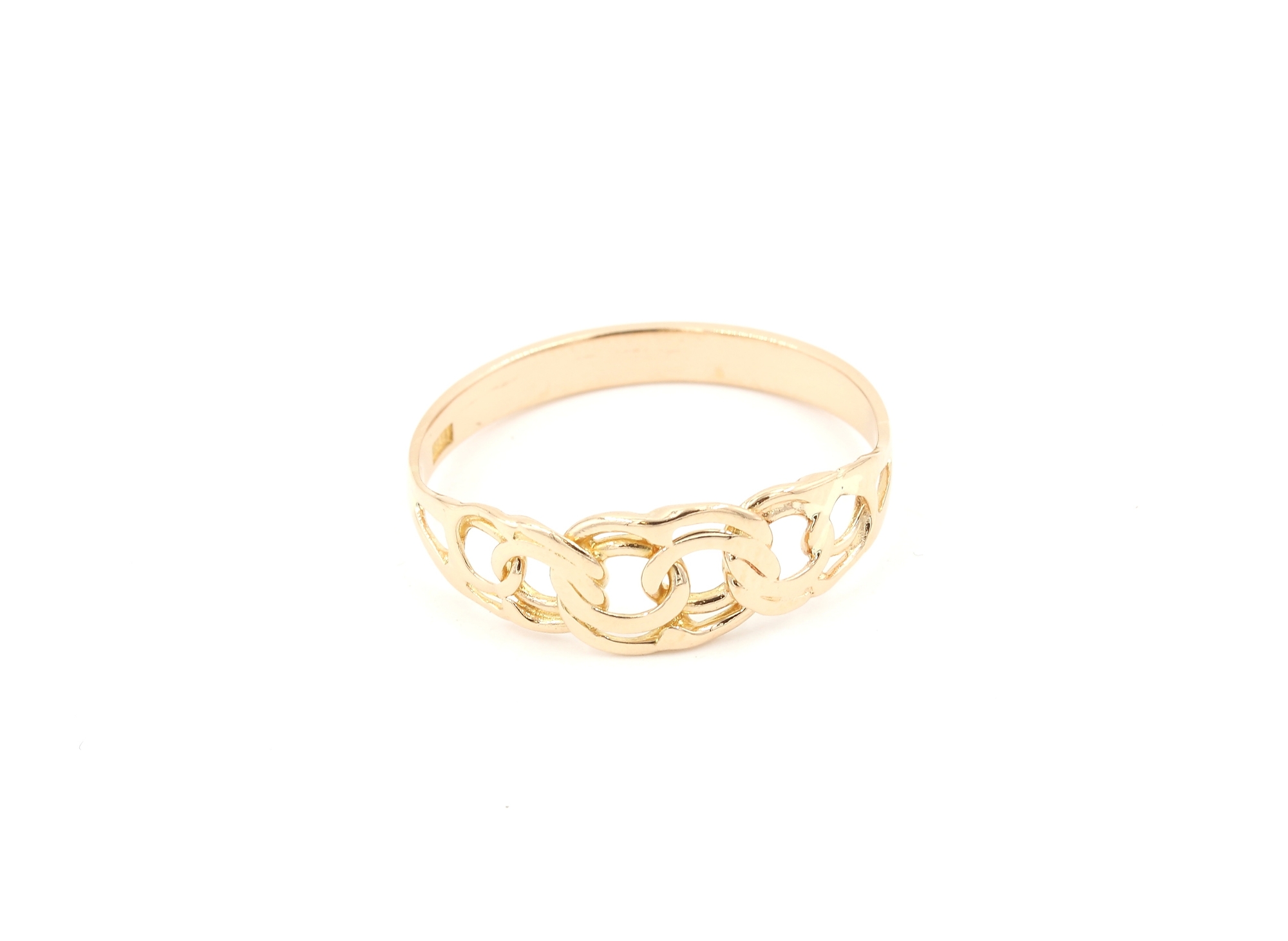 Bismarck ring i 18k guld. vikt: 3,1g