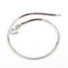 Armband i 18k vitguld. vikt: 3,3g