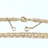X-länk halsband med stavar i 18k guld. vikt:15 g
