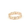 Bismarck ring i 18k guld . vikt: 1,9 g