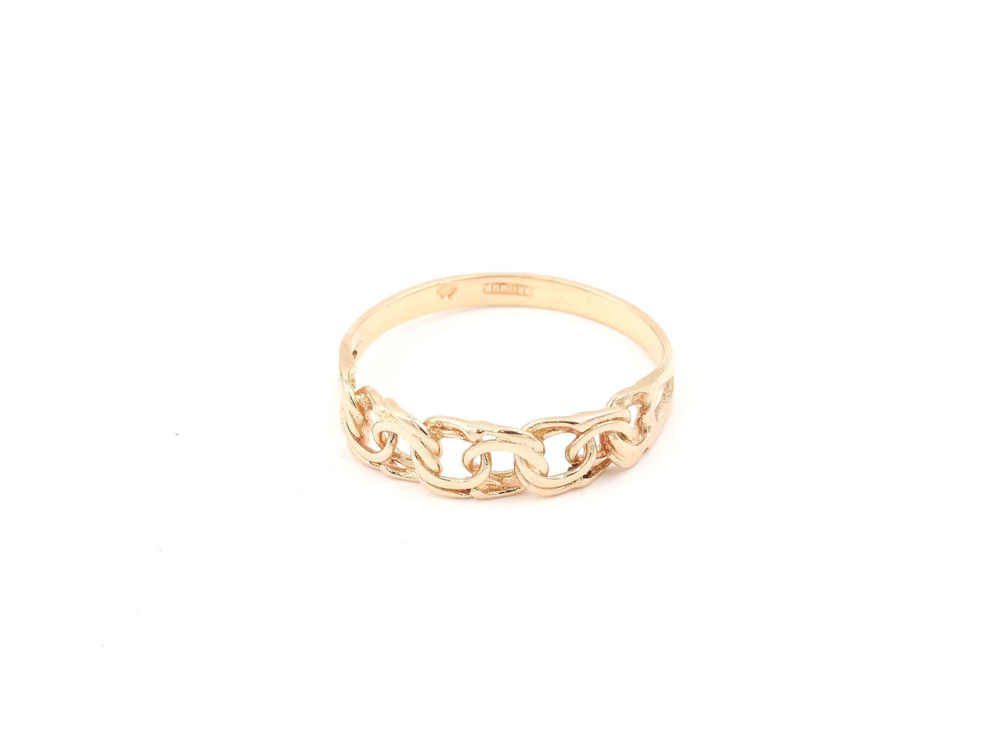 Bismarck ring i 18k guld. vikt: 1,54 g