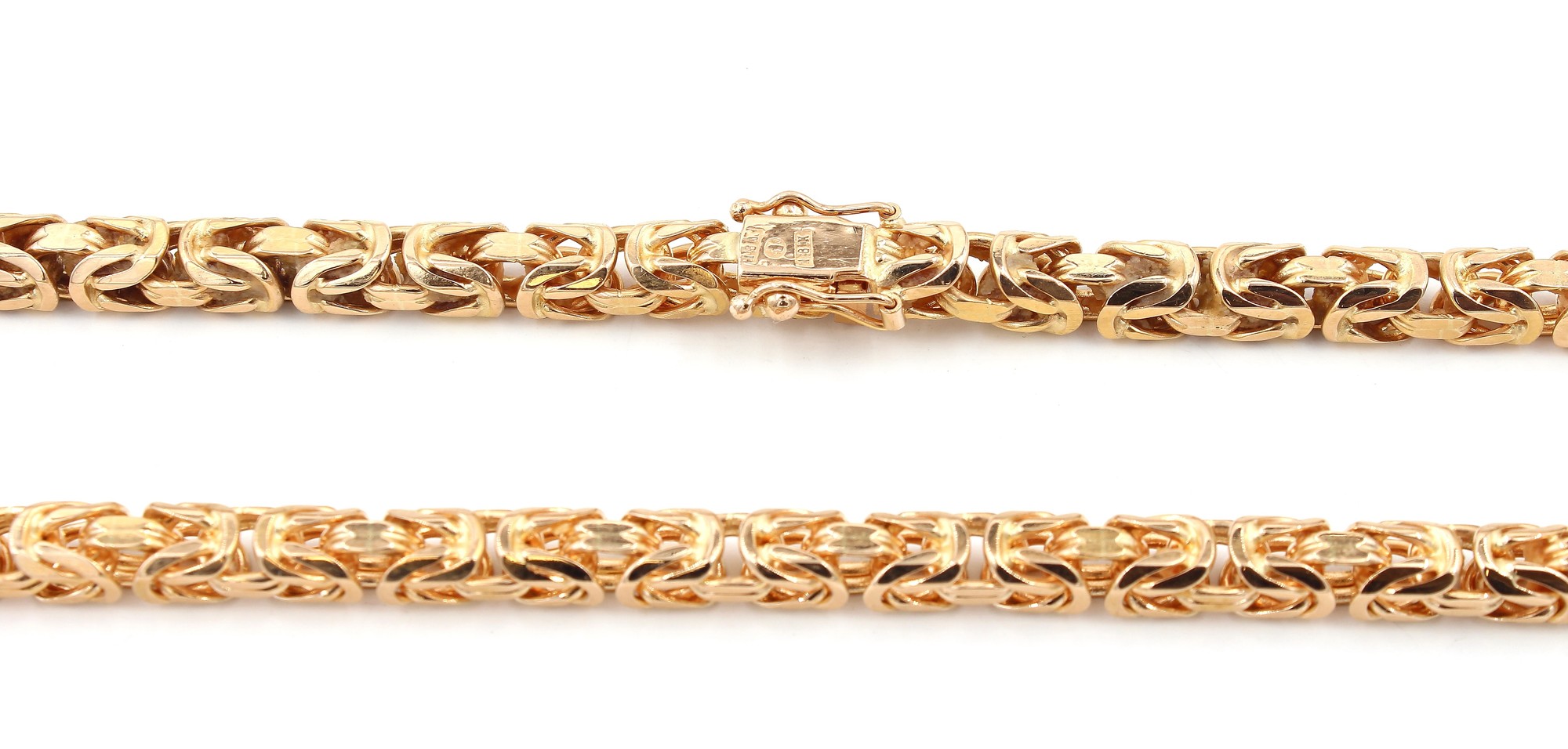 kejsar halsband i 18k guld. vikt: 80g