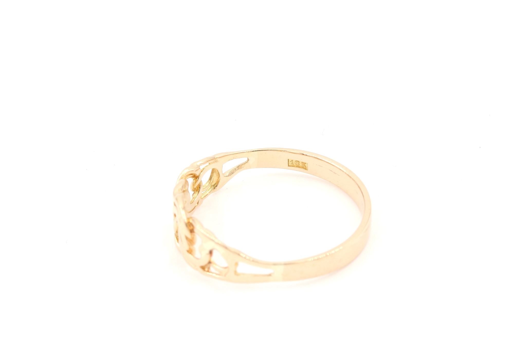 Bismarck ring i 18k guld. vikt: 3,1g