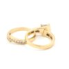 Diamantringar i 18K guld-ca 1,92 ct totalt. vikt: 9,48g