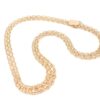 X-länk halsband med stavar i 18k guld 2x. vikt: 26g
