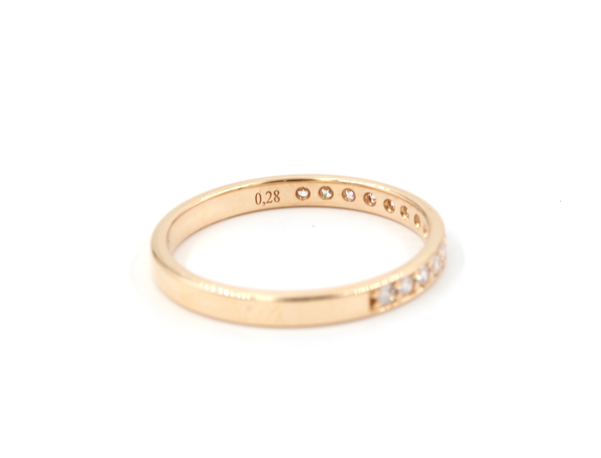 Allians ring i 18k guld med diamanter. vikt: 2,7g
