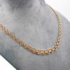 Halsband X-länk i 18k guld med stavar - doserad.Vikt 14.34