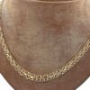 X-länk halsband med stavar i 18k guld. vikt: 15,4g