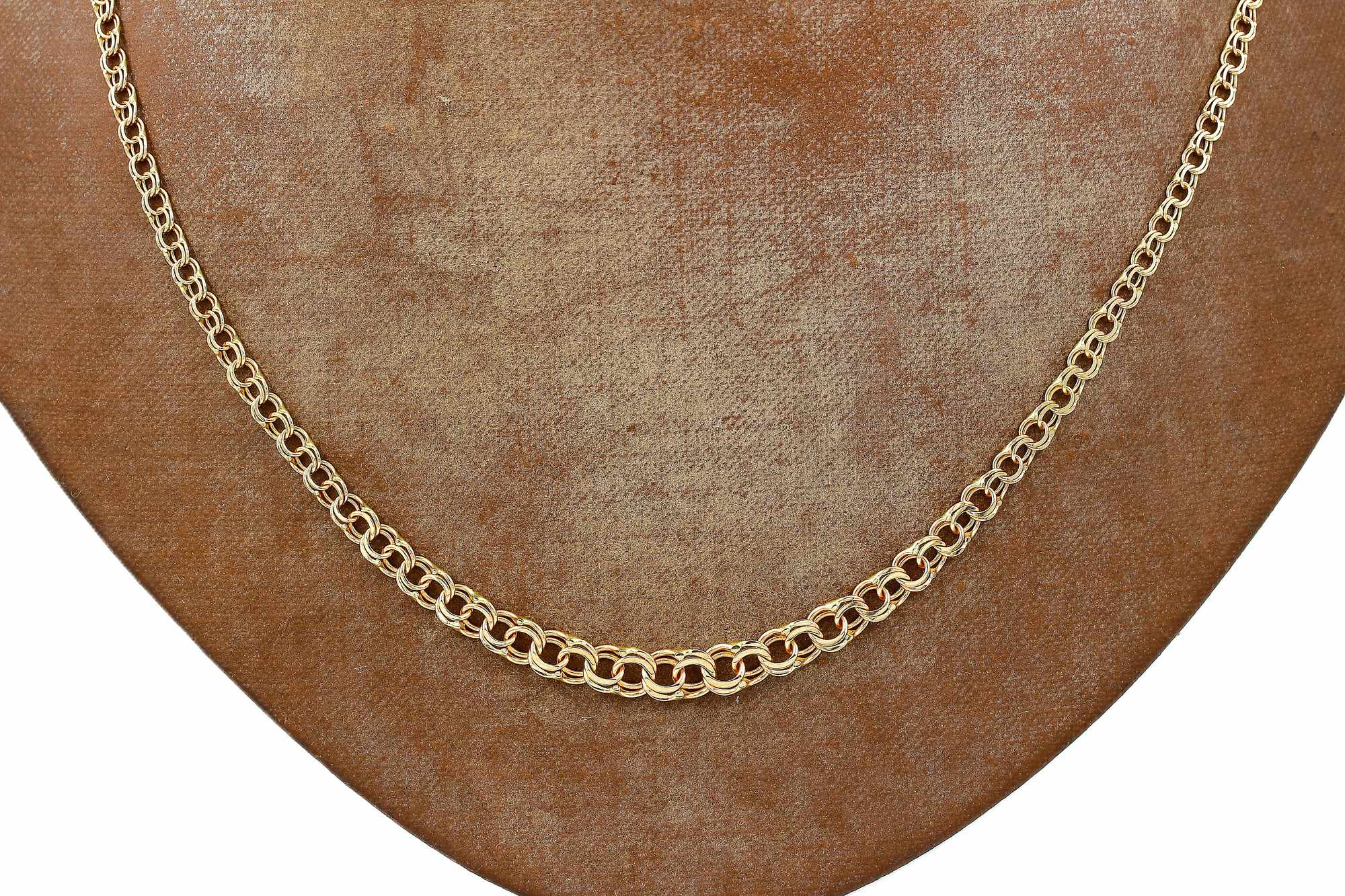 Bismarck halsband i 18k guld doserad.Vikt:7.6g